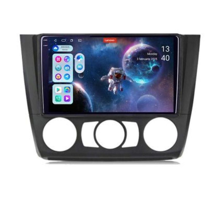 Navigatie BMW Seria 1 E87 2007-2011 clima manuala Lenovo Kit-bmw117-manual 8 core QLED 2K 12+256 360 Android Waze USB Navigatie Internet Youtub - imagine 5