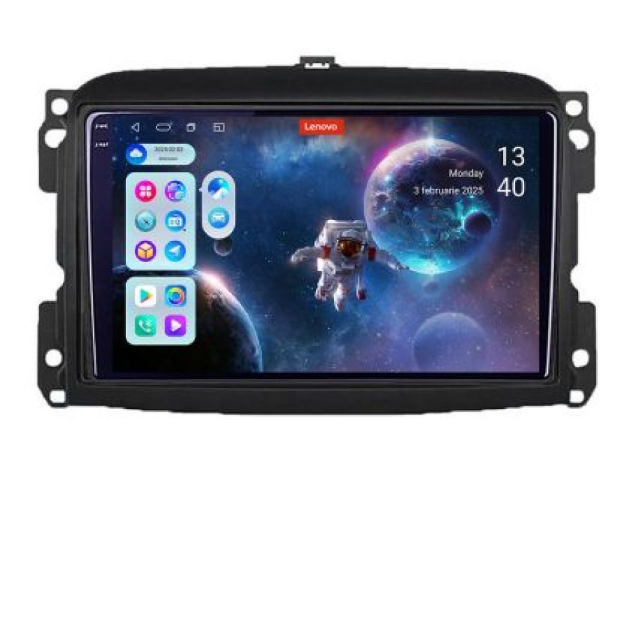 Navigatie Fiat 500L 2012-2017 Lenovo Kit-500L 8 core QLED 2K 12+256 360 Android Waze USB Navigatie Internet Youtube Radio - imagine 5