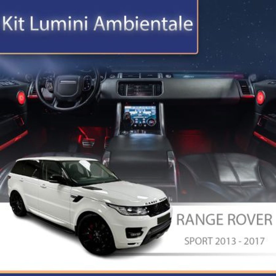 Lumini ambientale Range Rover Sport 2013-2022 set complet control telefon sau sistem original - imagine 3