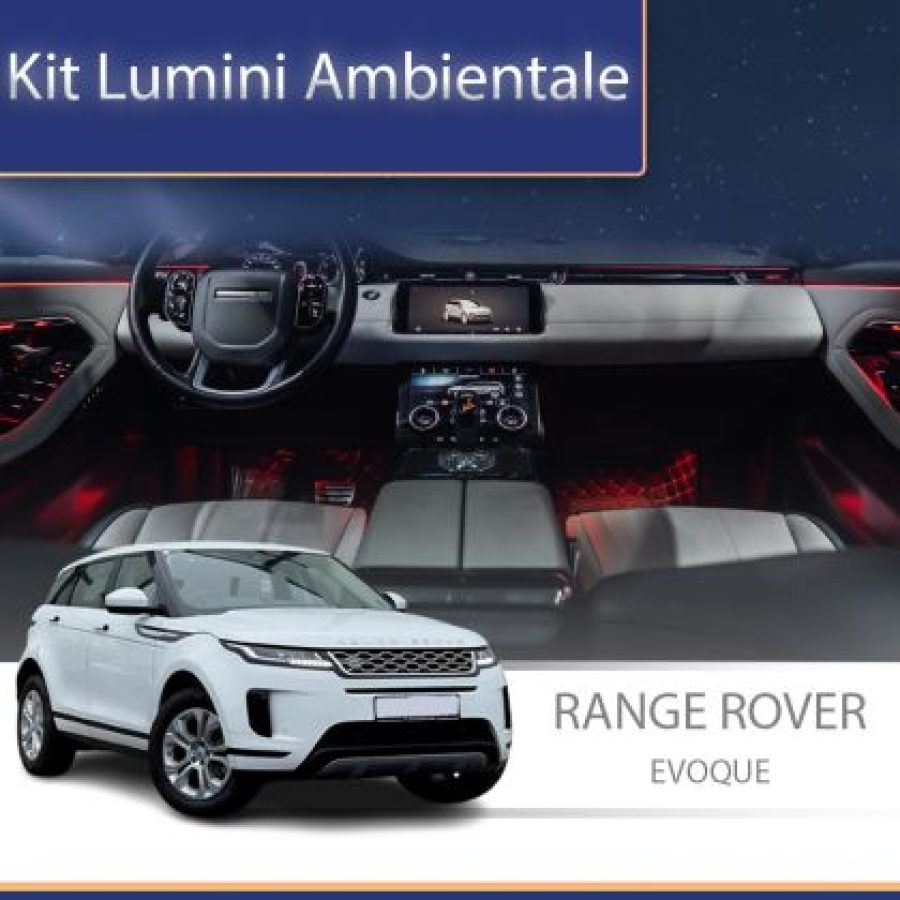 Lumini ambientale Range Rover Evoque 2013-2022 set complet control telefon sau sistem original - imagine 3