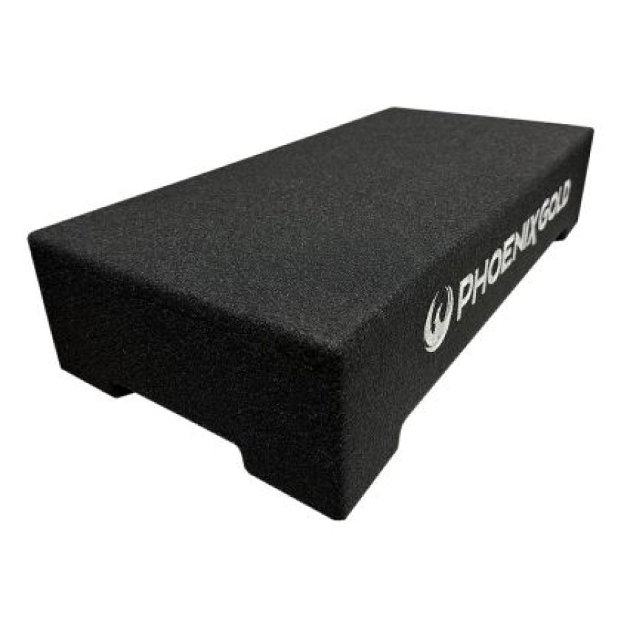 12" Passive dual box 500W RMS 2x2Ohm coils passive radiator box down firing - imagine 3