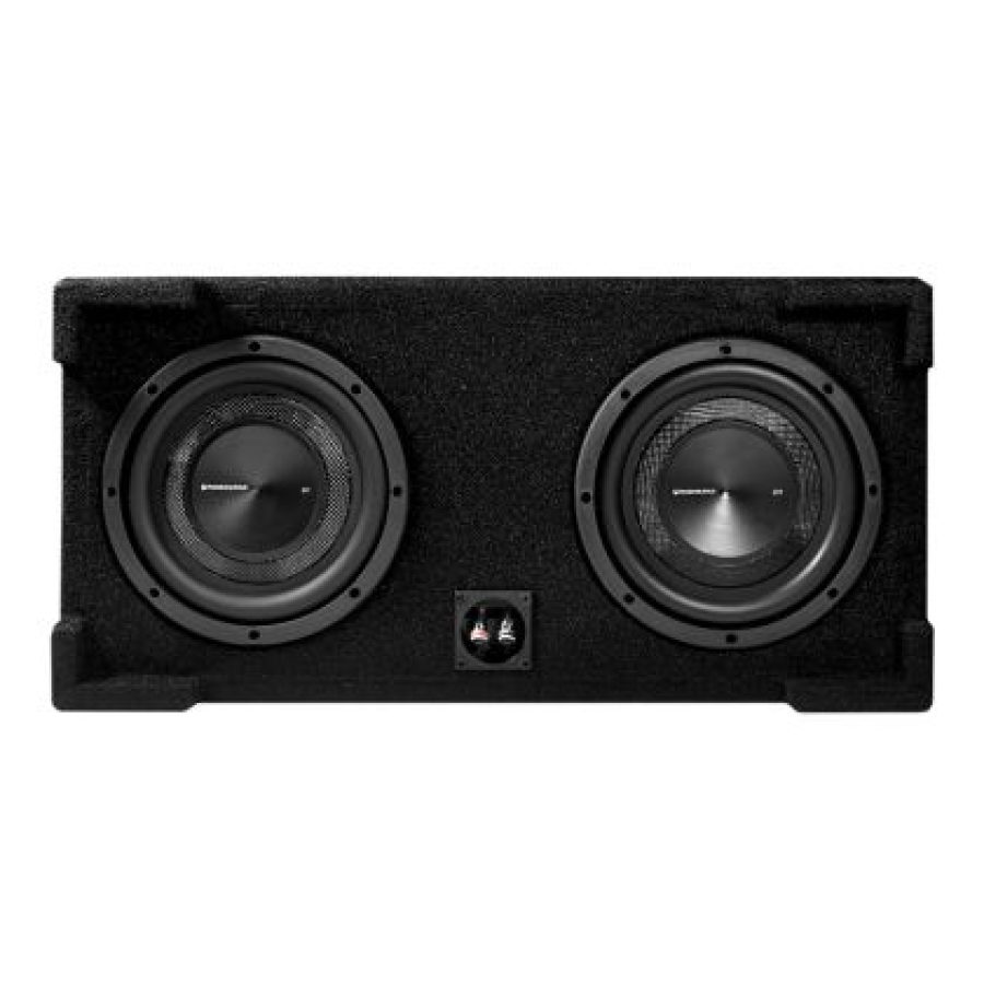 8" Passive dual box 250 W RMS 4Ohm passive radiator box down firing - imagine 2