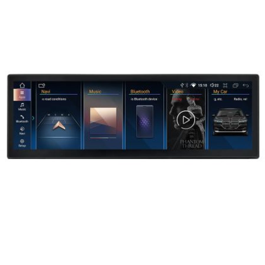 Navigatie BMW X5 X6 F15 F16 2013-2015 cu ecran NBT Android ecran 14.9" 8+128 4G BT camere 360 - imagine 2