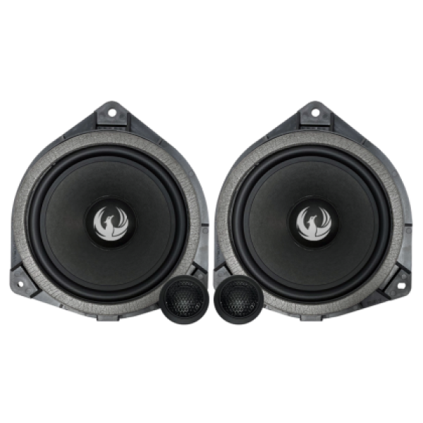 Kit de difuzoare TOYOTA pe 2 căi 6,5” (165 mm) cu filtre și cabluri plug & play 90W RMS/180W MAX 4Ohm Phoenix Gold ZDST6CS v4