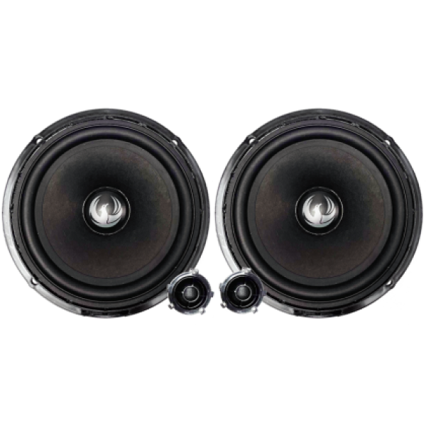 Kit de difuzoare pe 2 căi VW 6” (160 mm) cu filtre si cabluri plug & play 60W RMS/120W MAX 4Ohm Phoenix Gold ZDSW6CS v2