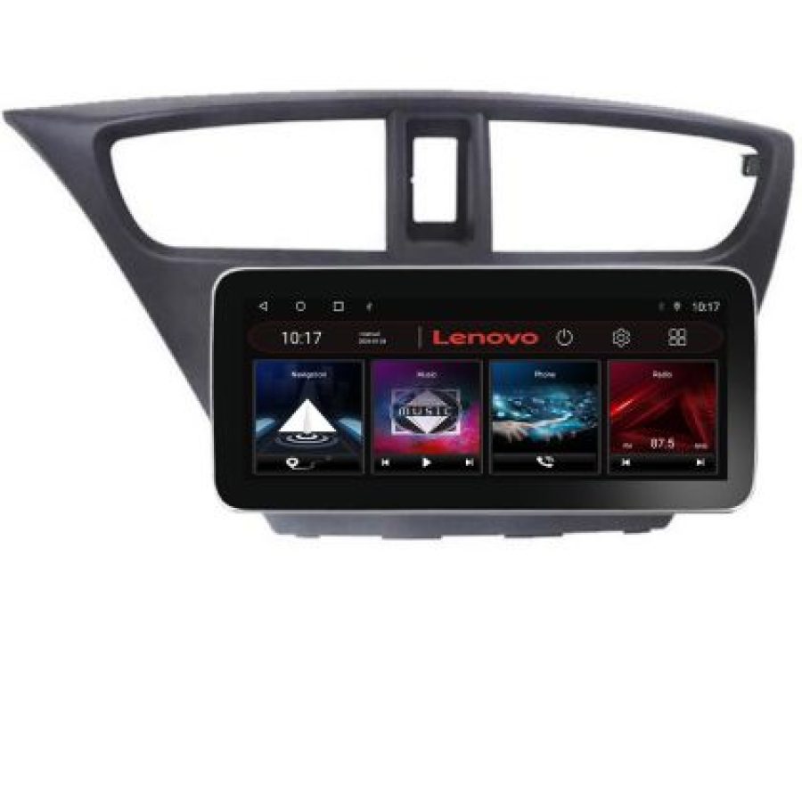 Navigatie Honda Civic 2012-2016 K-civic Lenovo PRO 4+64 12.3 inch qled android 4G DSP gps internet a - imagine 2
