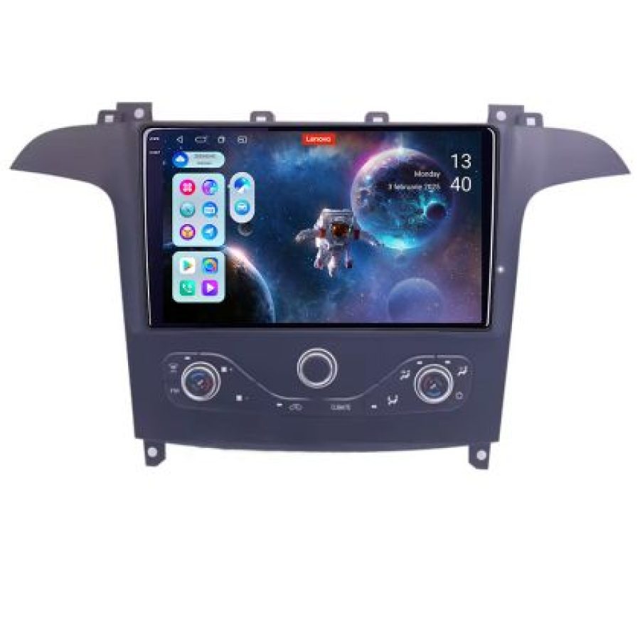 Navigatie Ford S-max 2006-2014 Lenovo Qled 2K Octa Core 12+256 360 DSP ADAS carplay android auto radio internet KIT-smax-navi+PRO-2K-9-12+256 - imagine 2