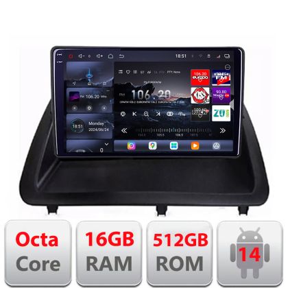 Navigatie Lexus CT 2011-2018 varianta cu ecran de fabrica Qled 2K Octa Core 16+512 LTE 4G DSP Wifi 5Ghz android auto carplay radio gps internet KIT-ct-high+EDT-E809-2K