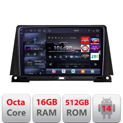 Navigatie Lexus NX 2011-2018 varianta high Qled 2K Octa Core 16+512 LTE 4G DSP Wifi 5Ghz android auto carplay radio gps internet kit-nx-2011-high+EDT-E809-2K