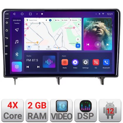 Navigatie Honda Civic 2022- dedicata Android radio gps internet 2+32 kit-civic2022+EDT-E210v2