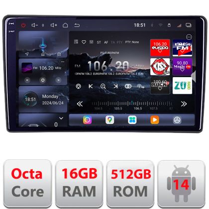 Navigatie Citroen Berlingo Opel Combo 2021- Qled 2K Octa Core 16+512 LTE 4G DSP Wifi 5Ghz android auto carplay radio gps internet kit-berlingo2021+EDT-E810-2K