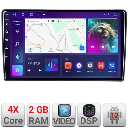 Navigatie Ford Focus C-max S-max Galaxy Mondeo unitati ovale dedicata Android radio gps internet 2+32 kit-ford-oval+EDT-E209v2