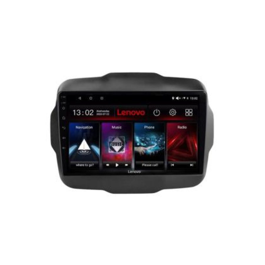 Navigatie Jeep Renegade 2015-2020 Lenovo Kit-500 4+64 GB Android Waze USB Navigatie Internet Youtube Radio - imagine 5
