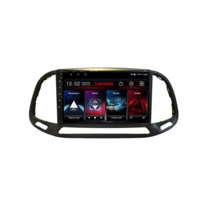 Navigatie Fiat Doblo 2015-2018 Lenovo Kit-DOBLO15 4+64 GB Android Waze USB Navigatie Internet Youtube Radio - imagine 9