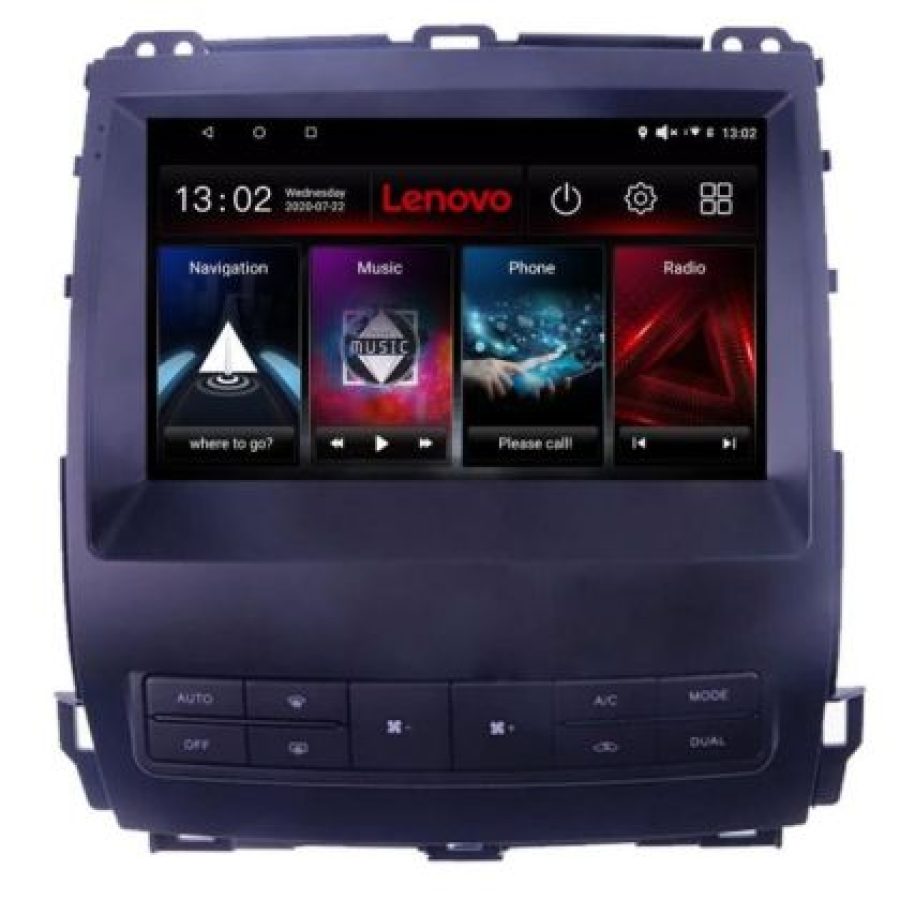 Navigatie Toyota Prado J120 2002-2009 Lenovo Kit- j120 4+64 GB Android Waze USB Navigatie Internet Youtube Radio v1 - imagine 5