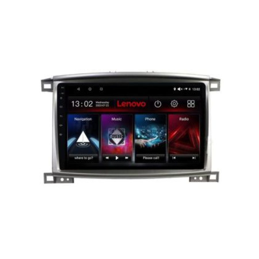 Navigatie Toyota Land Cruiser L100 2002-2008 Lenovo Kit-L100 4+64 GB Android Waze USB Navigatie Internet Youtube Radio v1 - imagine 5