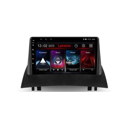 Navigatie Renault Megane 2 Lenovo Kit-098 8 core QLED 2K 4+64 360 Android Waze USB Navigatie Internet Youtube Radio - imagine 5