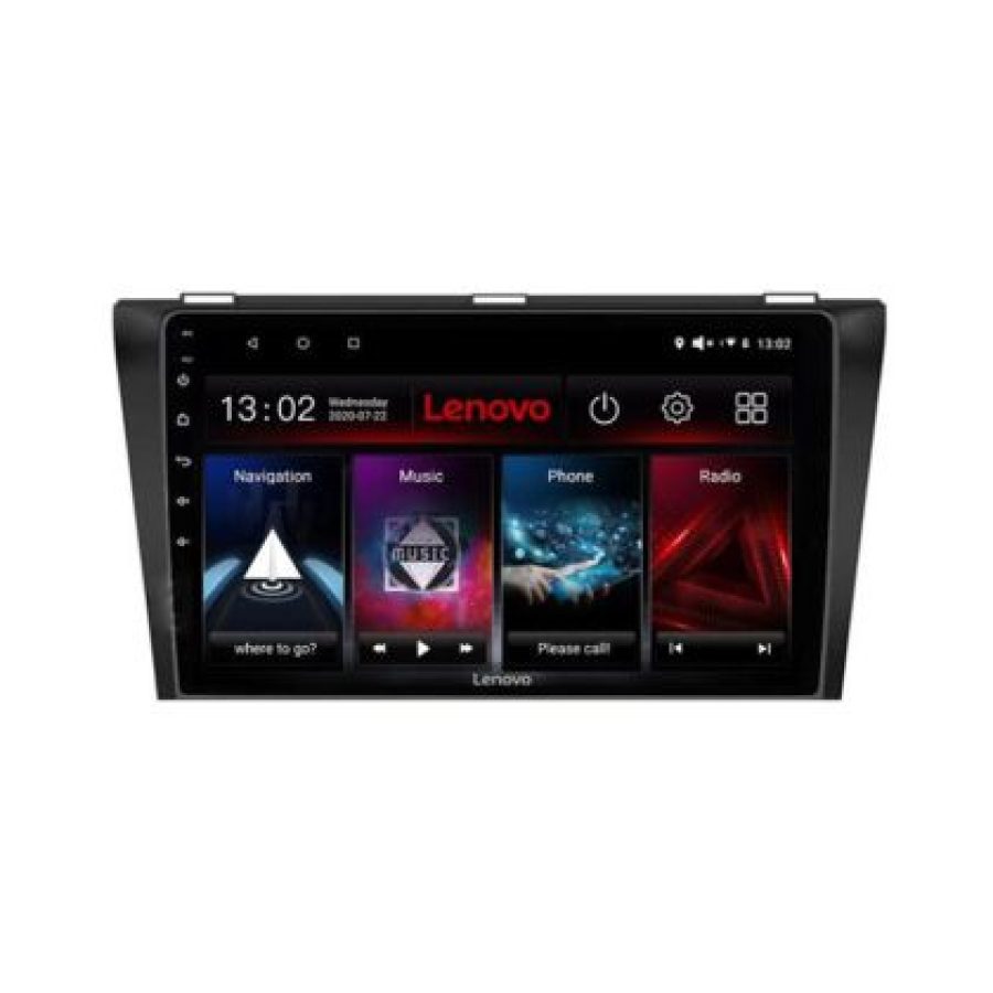 Navigatie Mazda 3 2004-2009 Lenovo Kit-161 8 core QLED 2K 4+64 360 Android Waze USB Navigatie Internet Youtube Radio - imagine 5