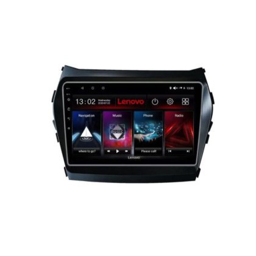 Navigatie Hyundai Santa Fe IX45 2012-2017 Lenovo Kit-209 8 core QLED 2K 4+64 360 Android Waze USB Navigatie Internet Youtube Radio - imagine 5