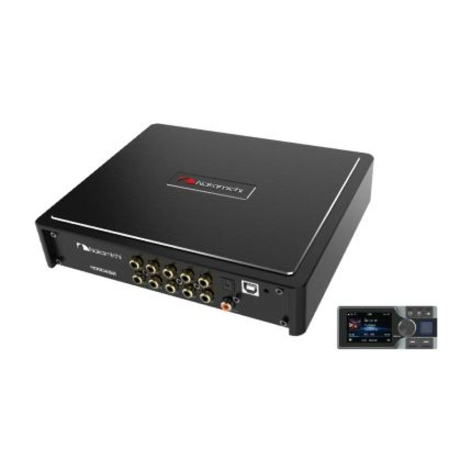 Amplificator cu DSP si DSD player Nakamichi NDSD250 4x50 watts in 4 ohmi 10 canale fibra optica usb DSD 256 / 512 - imagine 2