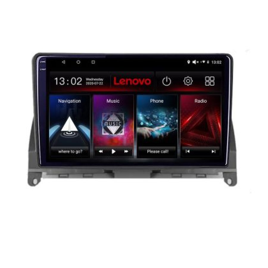Navigatie Mercedes W204 2008-2012 Lenovo Kit-W204 8 core QLED 2K 8+256 360 Android Waze USB Navigatie Internet Youtube Radio - imagine 5