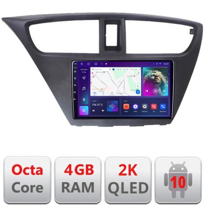 Navigatie Honda Civic 2012-2016 C-civic Android Octa Core Ecran 2K QLED GPS 4G 4+32GB 360 KIT-civic+EDT-E409-2K+ctsho006.2+ctmultilead.2+cab-un - imagine 5