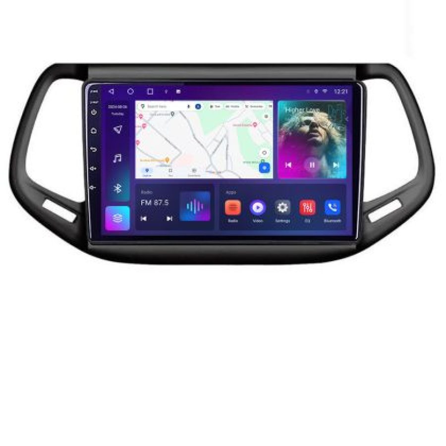Navigatie Jeep Compass 2017 B-739 Android Ecran QLED octa core 4+64 carplay android auto KIT-732+EDT-E310V3 - imagine 4