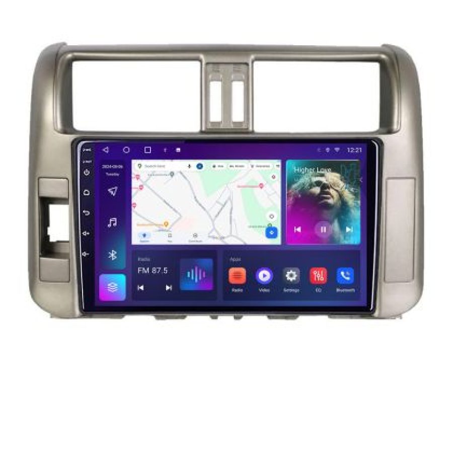 Navigatie Toyota Prado 2010-2013 B-347 Android Ecran QLED octa core 4+64 carplay android auto KIT-347+EDT-E310V3 - imagine 4