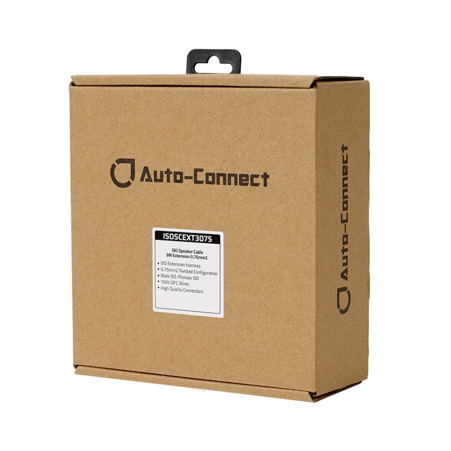 Cablu prelungitor pentru semnal Auto-Connect ISOSCEXT3075 ISO-ISO lung de 3 metri cu conductori de 2x0,75mm2. - imagine 3
