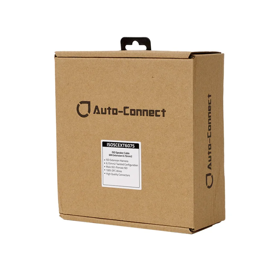 Cablu prelungitor pentru semnal Auto-Connect ISOSCEXT6075 ISO-ISO lung de 6 metri cu conductori de 2x0, 75mm2. - imagine 3