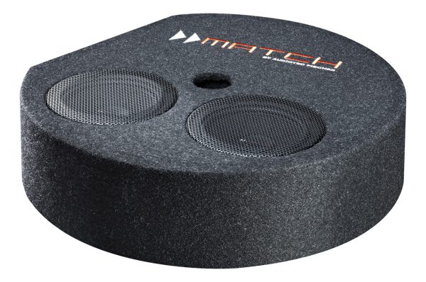 MATCH PP 7S-D Subwoofer 2x16,5cm  in carcasa rotunda cu aerisire