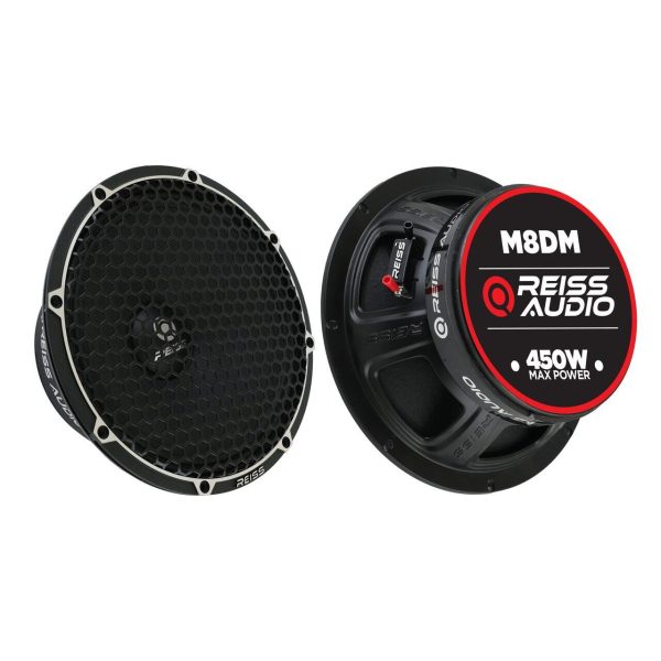 REISS RS-M8DM – Difuzoare auto mid-range 8″ 150W RMS