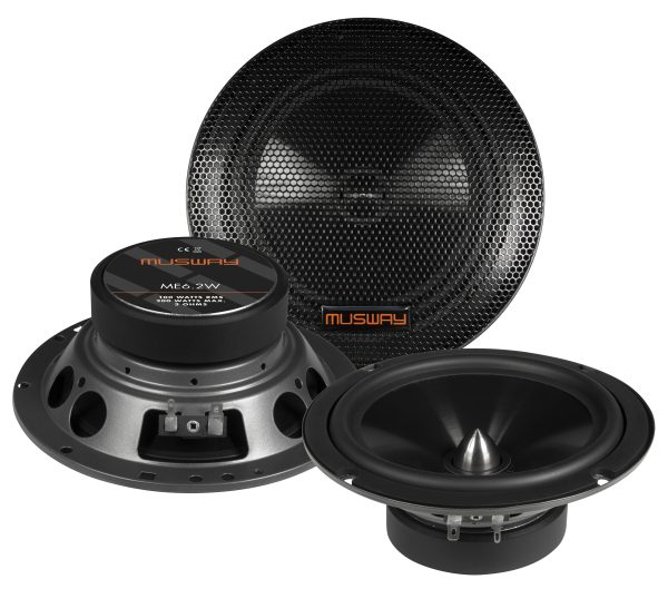 Difuzor Midbass Auto Musway ME6.2W 16.5 cm, 100W RMS, 3 Ohmi