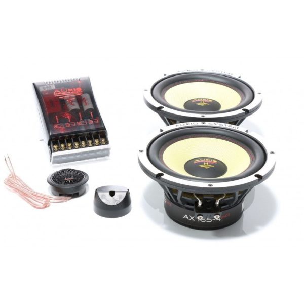 Difuzoare componente Audio-System H 165 EVO 2-4 320 watts 165 mm 6.5" 2 ohm Extreme Kick Bass 4 bucati midrange