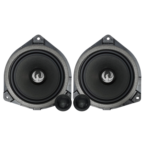 Kit de difuzoare TOYOTA pe 2 căi 6,5” (165 mm) cu filtre și cabluri plug & play 90W RMS/180W MAX 4Ohm Phoenix Gold ZDST6CS v4