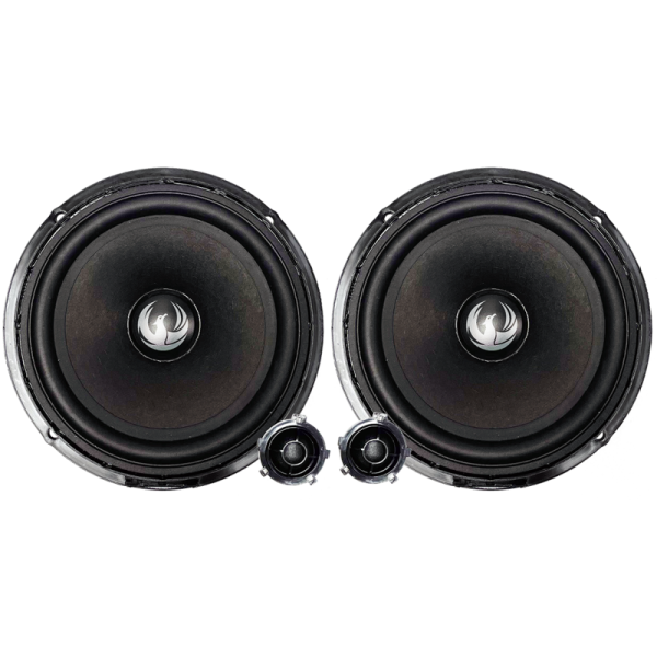 Kit de difuzoare pe 2 căi VW 6” (160 mm) cu filtre si cabluri plug & play 60W RMS/120W MAX 4Ohm Phoenix Gold ZDSW6CS v2