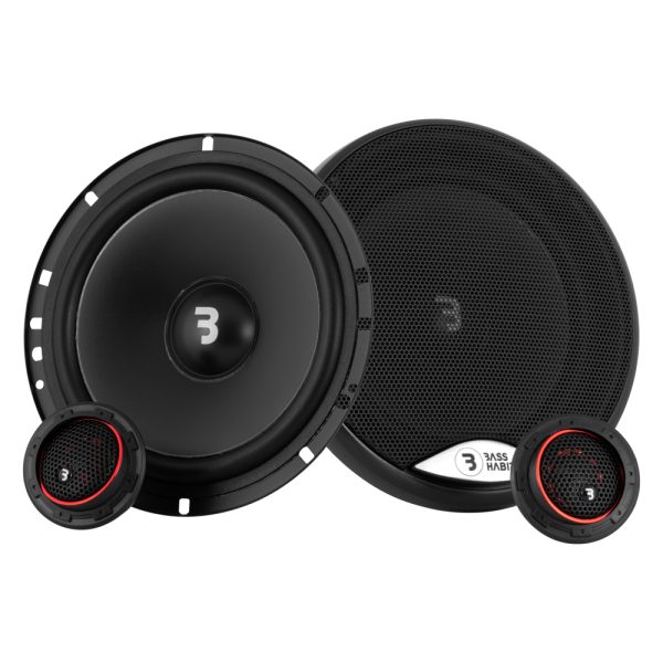 Set difuzoare auto componente Bass Habit Play P165C 16.5cm 60W
