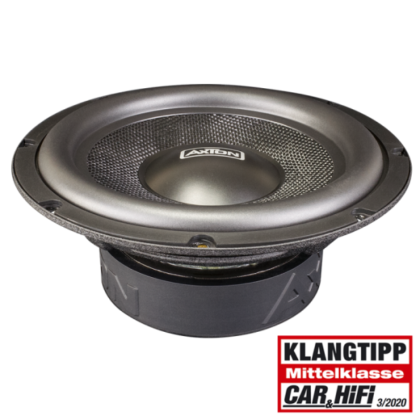 Subwoofer auto AXTON ATW20 20 cm 75W 2x2 Ohm