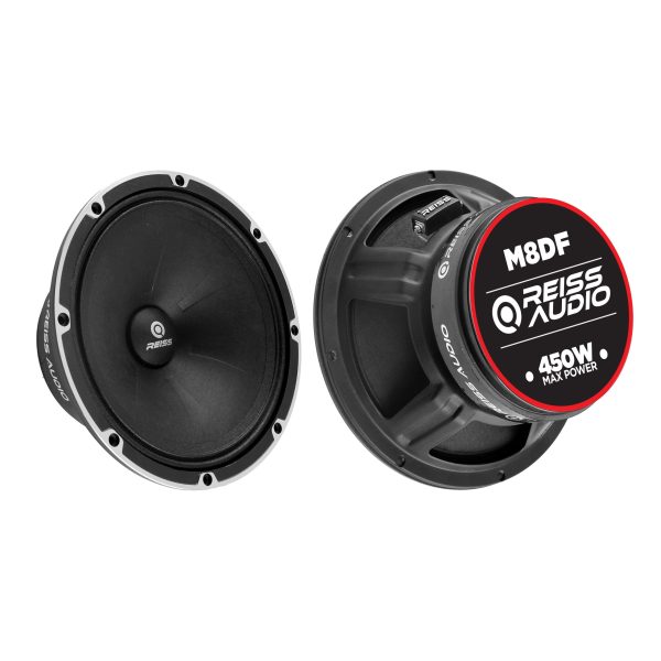Difuzoare auto midrange Reiss Audio RS-M8DF, 8 inch, 200W RMS, 4 Ohm, 97 dB