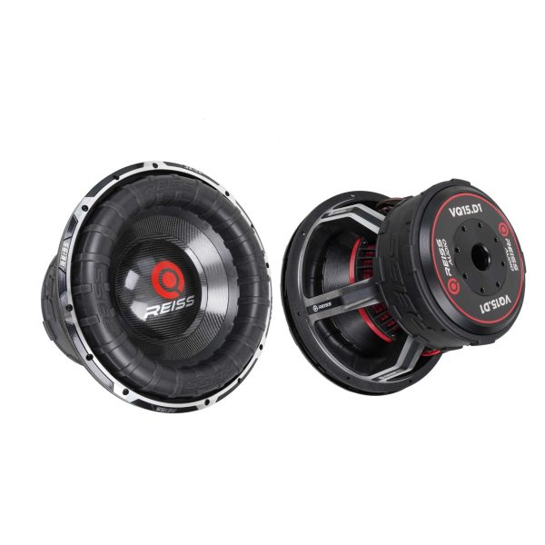 Subwoofer Auto Reiss Audio RS-VQ15 – 15 Inch, 3500W RMS, DVC 1 Ohm / 2 Ohm