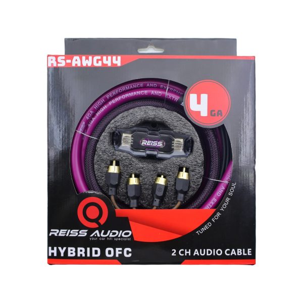 RS-AWG44 Kit Cabluri Amplificator 4 GA Hybrid OFC