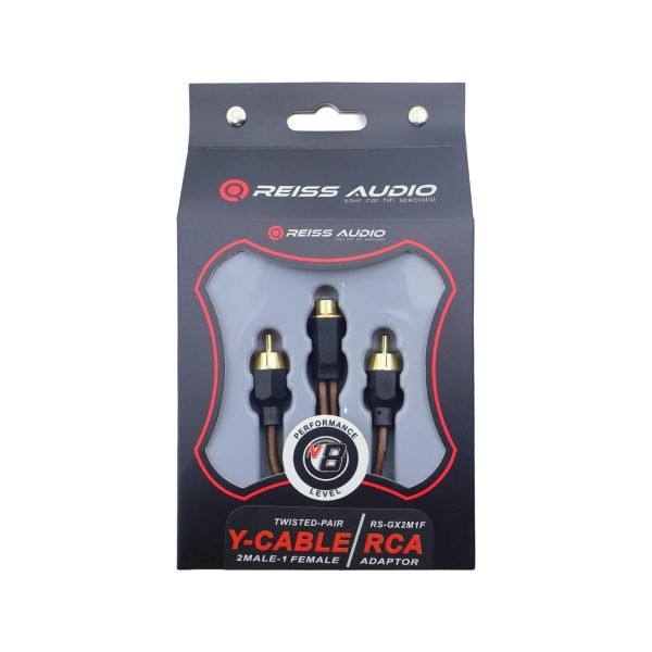 RS-GX2M1F Cablu RCA Stereo OFC 2 Metri cu 1 Ieșire Mamă