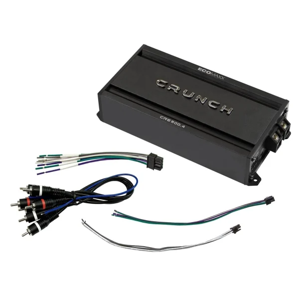 Amplificator auto CRUNCH CRE500.4, 4 canale, Class D, 4 x 125 W RMS la 2 Ohmi